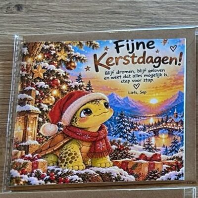 Sep kerstkaart