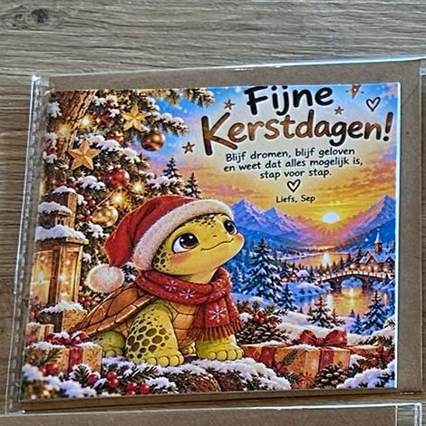 Sep kerstkaart